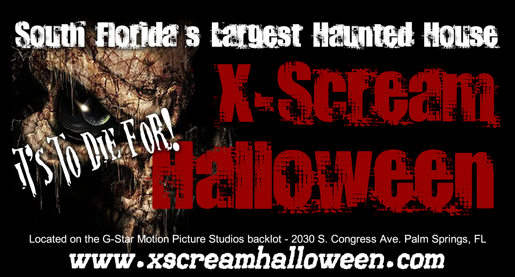 X-Scream Halloween in Palm Springs, FL - G-Star Studios Backlot